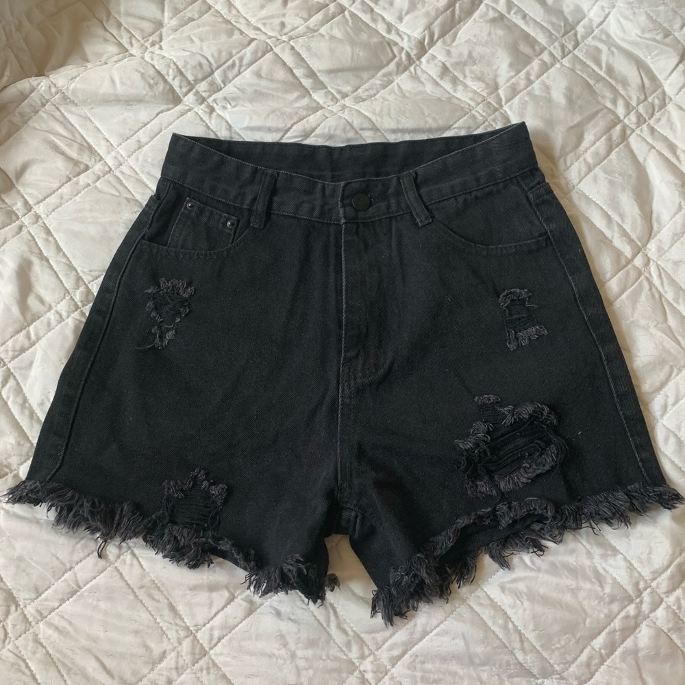 HUGE BUNDLE!! Black high waisted shorts and skirts